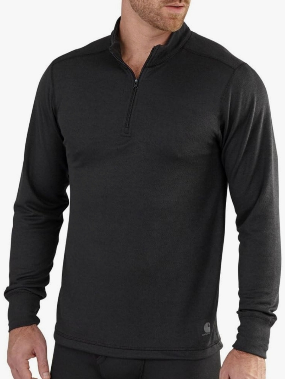 Carhartt Force Extremes Quarter Zip Mens Size 4XL Regular Long Sleeve Shirt
